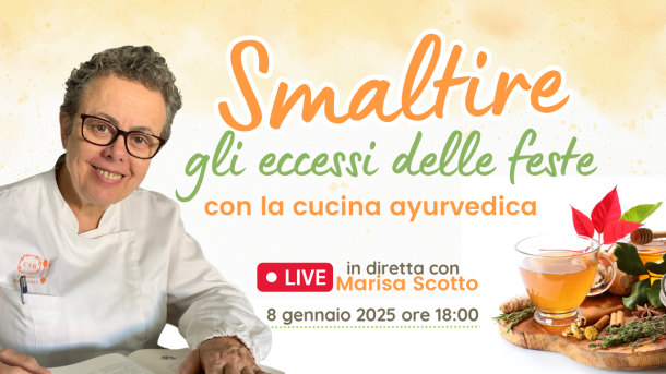 Webinar con Marisa Scotto: Ayurveda in cucina: prepariamoci all'inverno