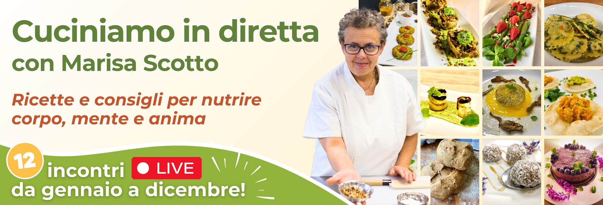 Cuciniamo in diretta con Marisa Scotto: ricette e consigli per nutrire corpo, mente e anima